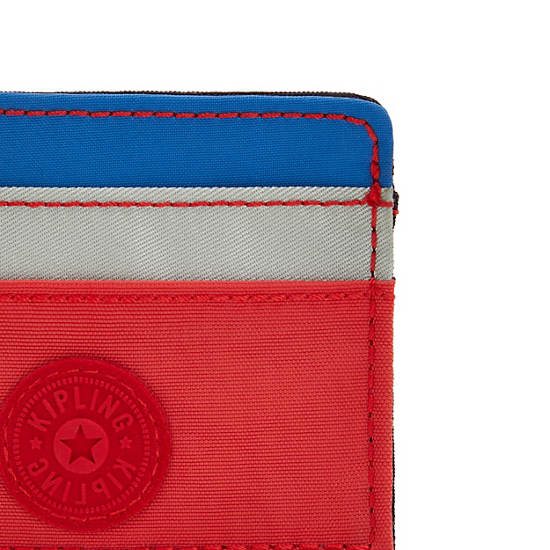 Bolsas Kipling Cardy Card Holder Azules Rojos | MX 2053NW